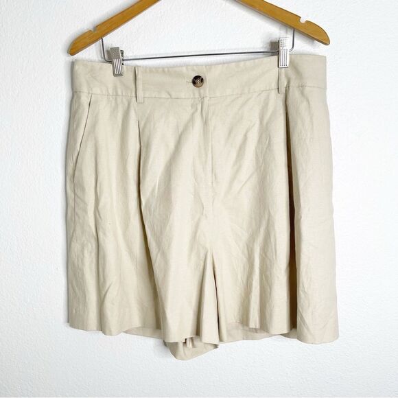 Alex Marie Linen Shorts Neutral Size 16 - Picture 1 of 4